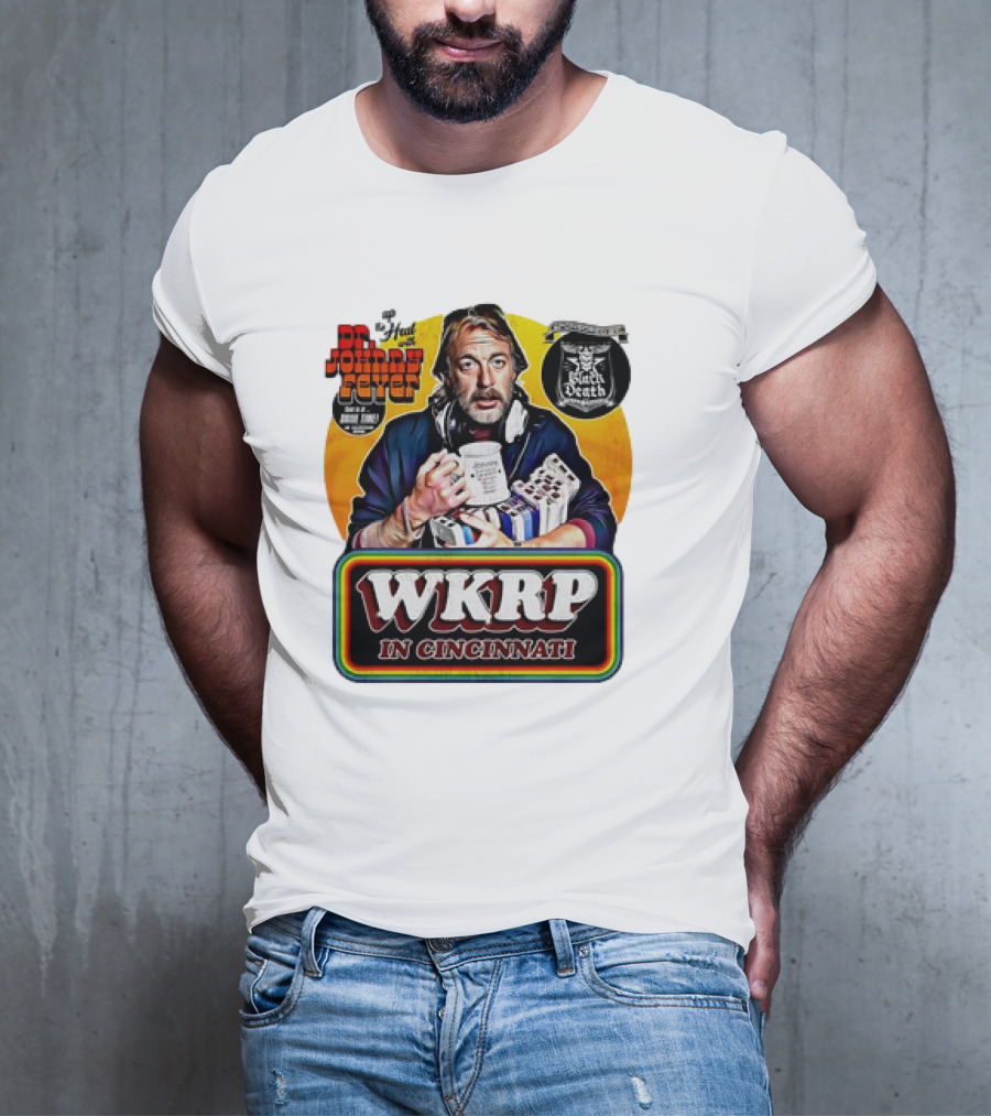 Dr Johnny Fever WKRP In Cincinnati Rock And Roll James Coffee Radio Mug T-Shirt