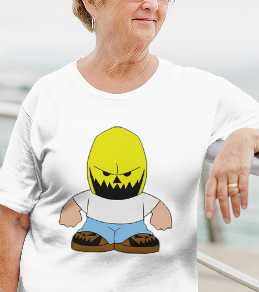 Dude Babbitt Revived Yellow Masked Cartoon Character T-Shirt