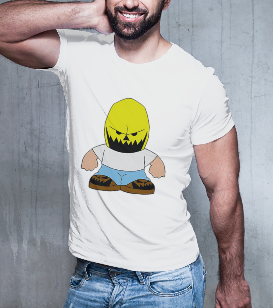 Dude Babbitt Revived Yellow Masked Cartoon Character T-Shirt