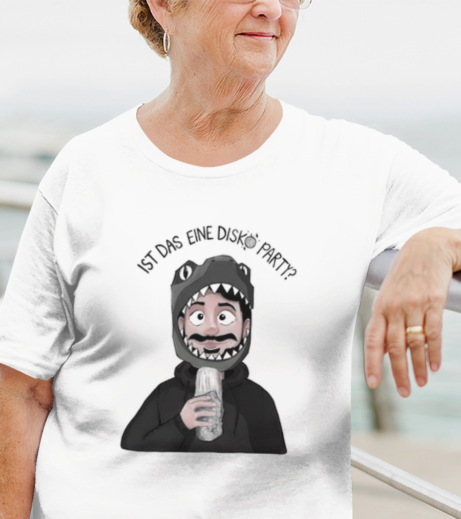 Ist Das Eine Disko Party Dinosaurier Kostüm Mann Essen T-Shirt