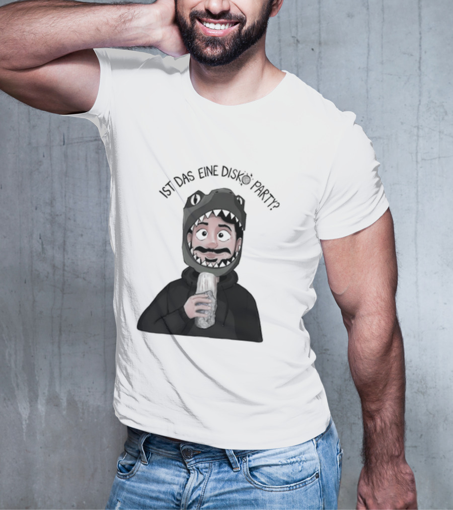 Ist Das Eine Disko Party Dinosaurier Kostüm Mann Essen T-Shirt