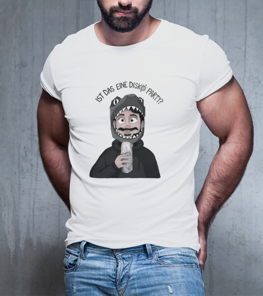 Ist Das Eine Disko Party Dinosaurier Kostüm Mann Essen T-Shirt