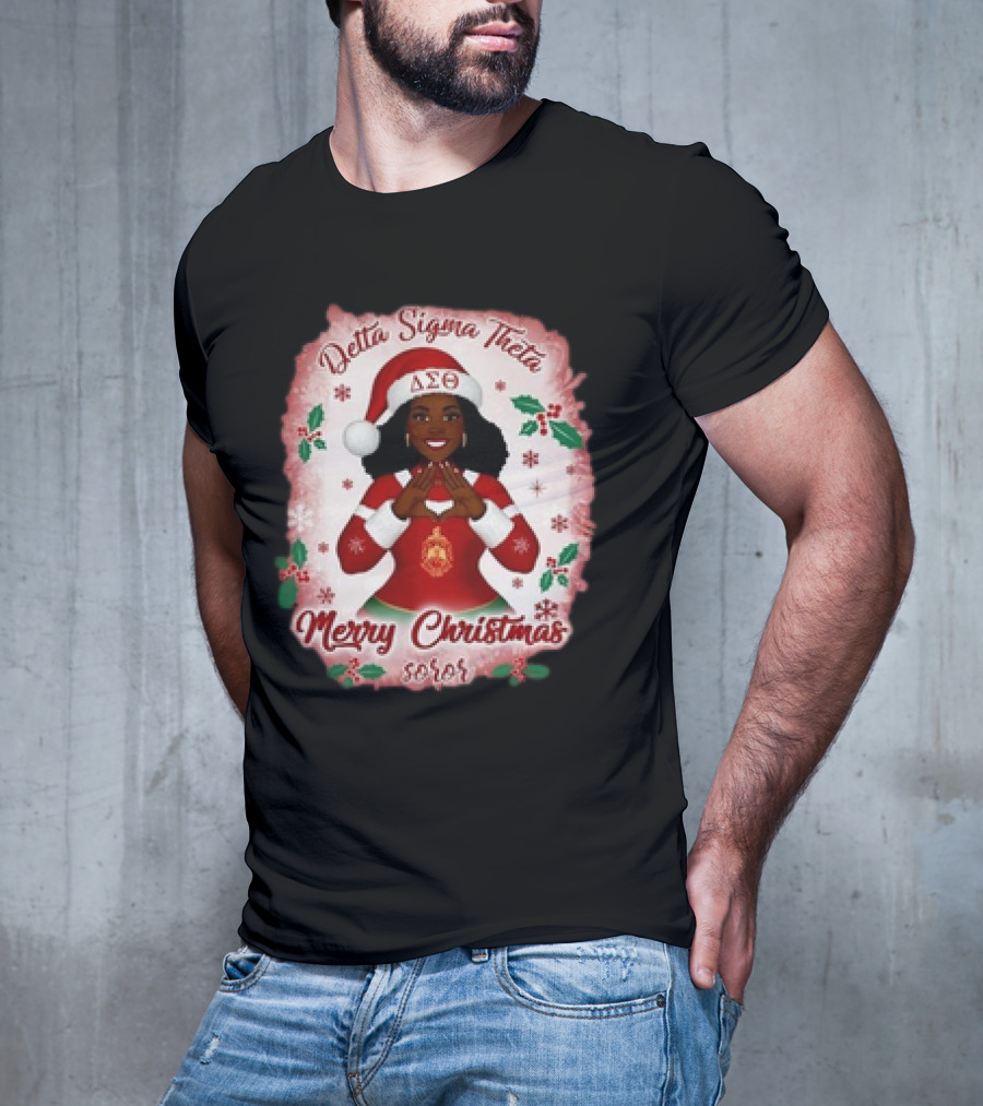 Delta Sigma Theta Merry Christmas Soror T-Shirt