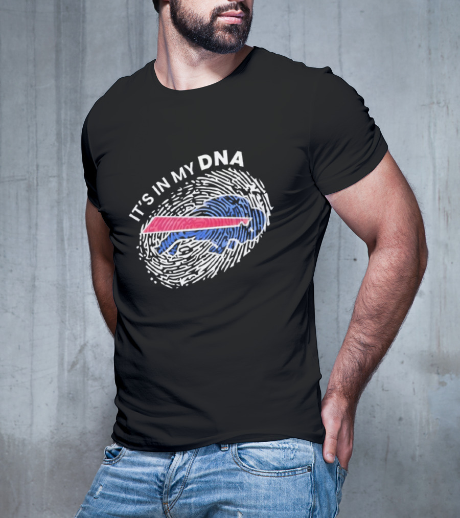 Buffalo Bills It's In My DNA Fingerprint T-Shirt