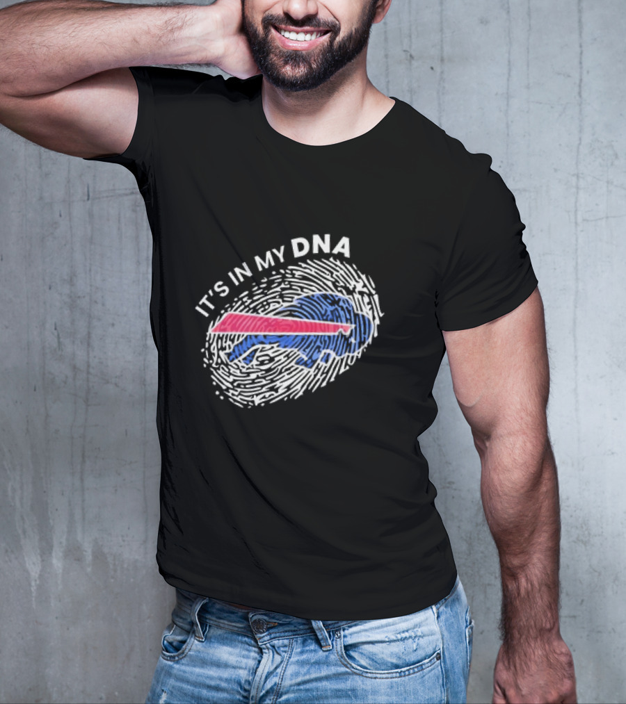 Buffalo Bills It's In My DNA Fingerprint T-Shirt