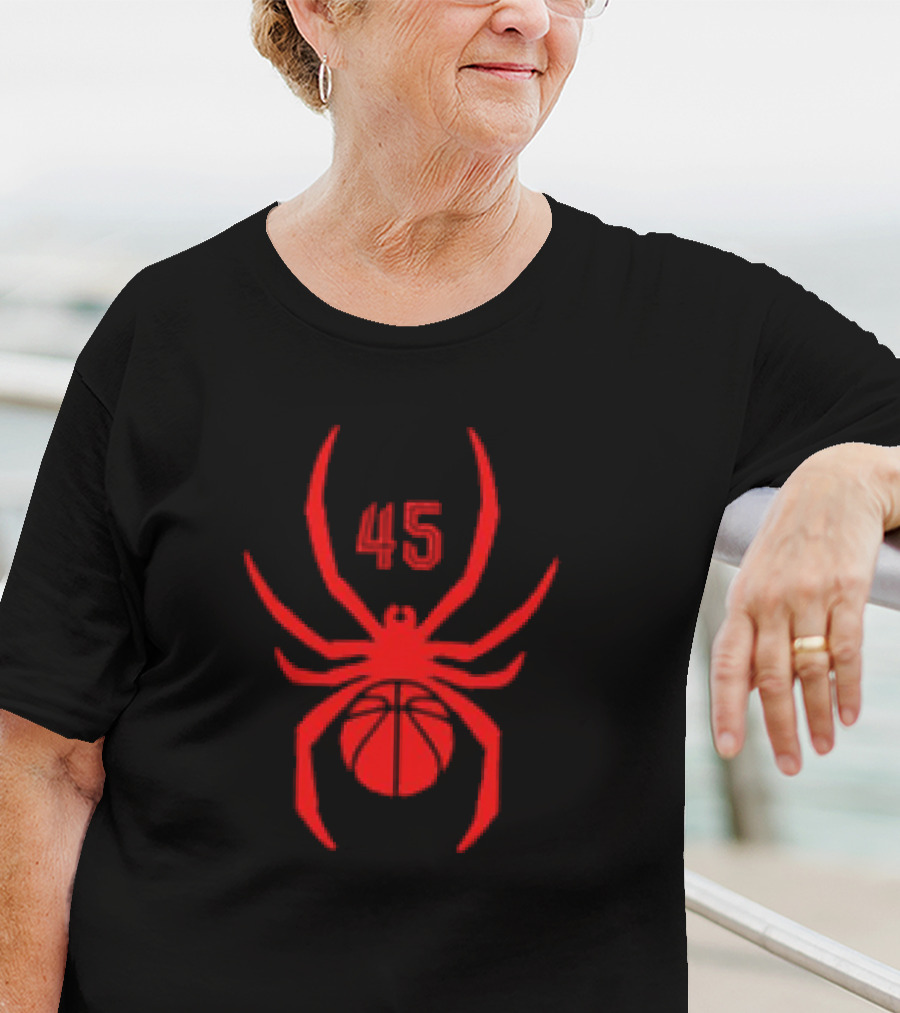 Cleveland Spider 45 Basketball Red Spider T-Shirt