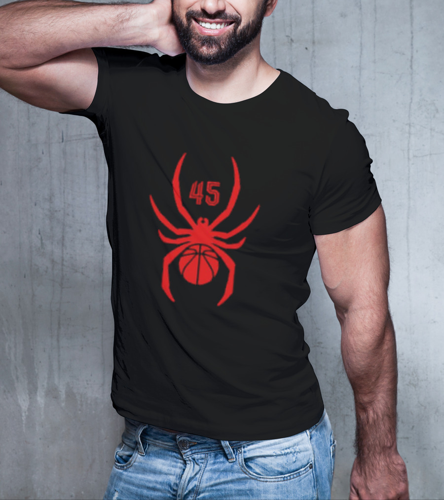 Cleveland Spider 45 Basketball Red Spider T-Shirt