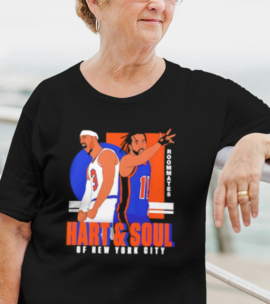 Hart And Soul Dynamic Roommates Of New York City Basketball T-Shirt