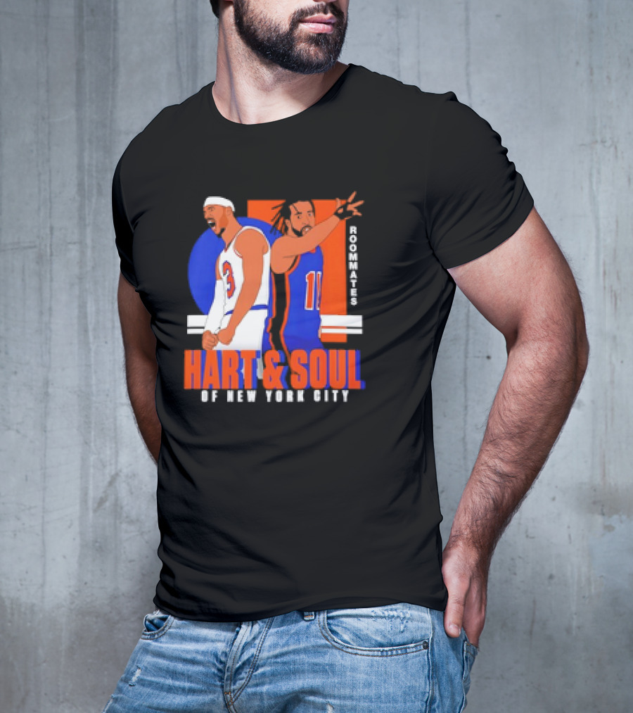Hart And Soul Dynamic Roommates Of New York City Basketball T-Shirt