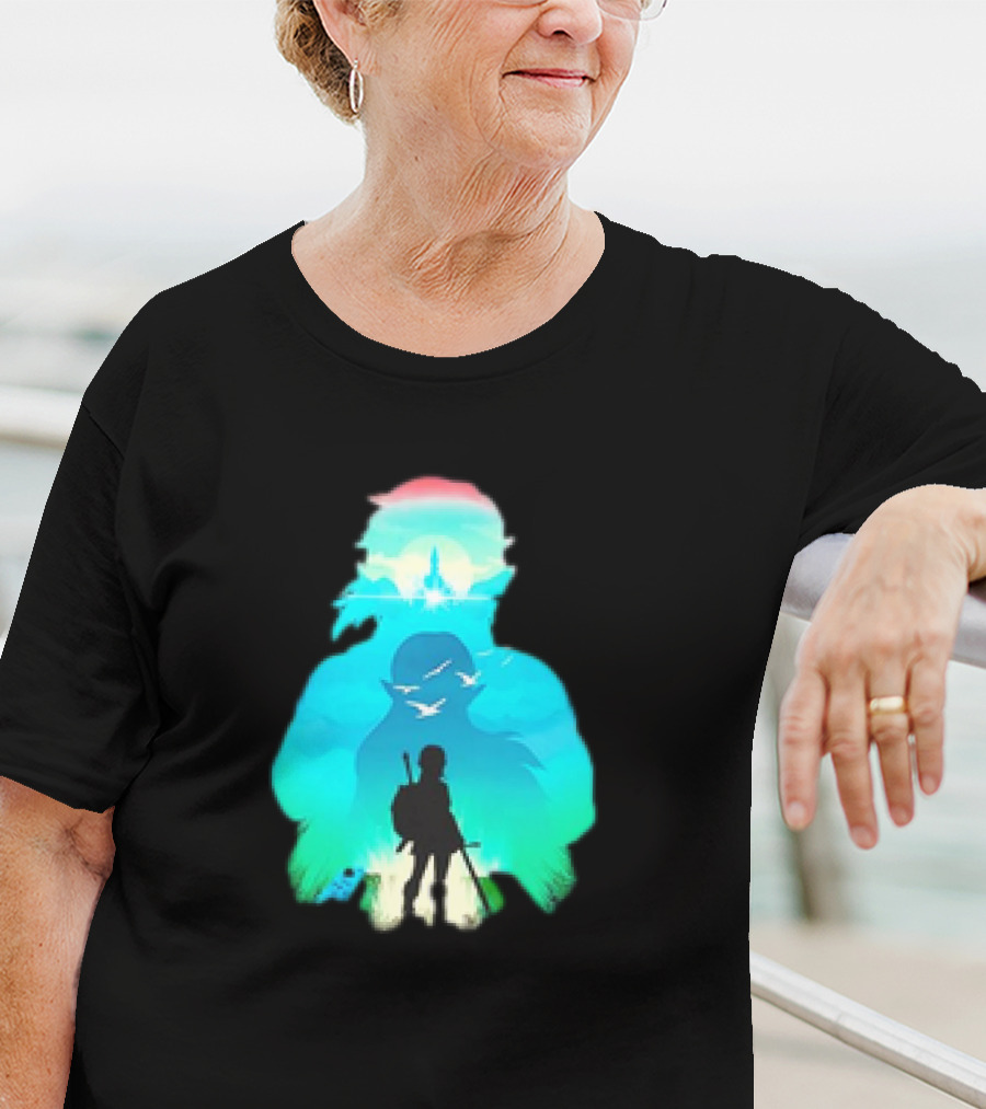 Hero Landscape Anime Adventure T-Shirt