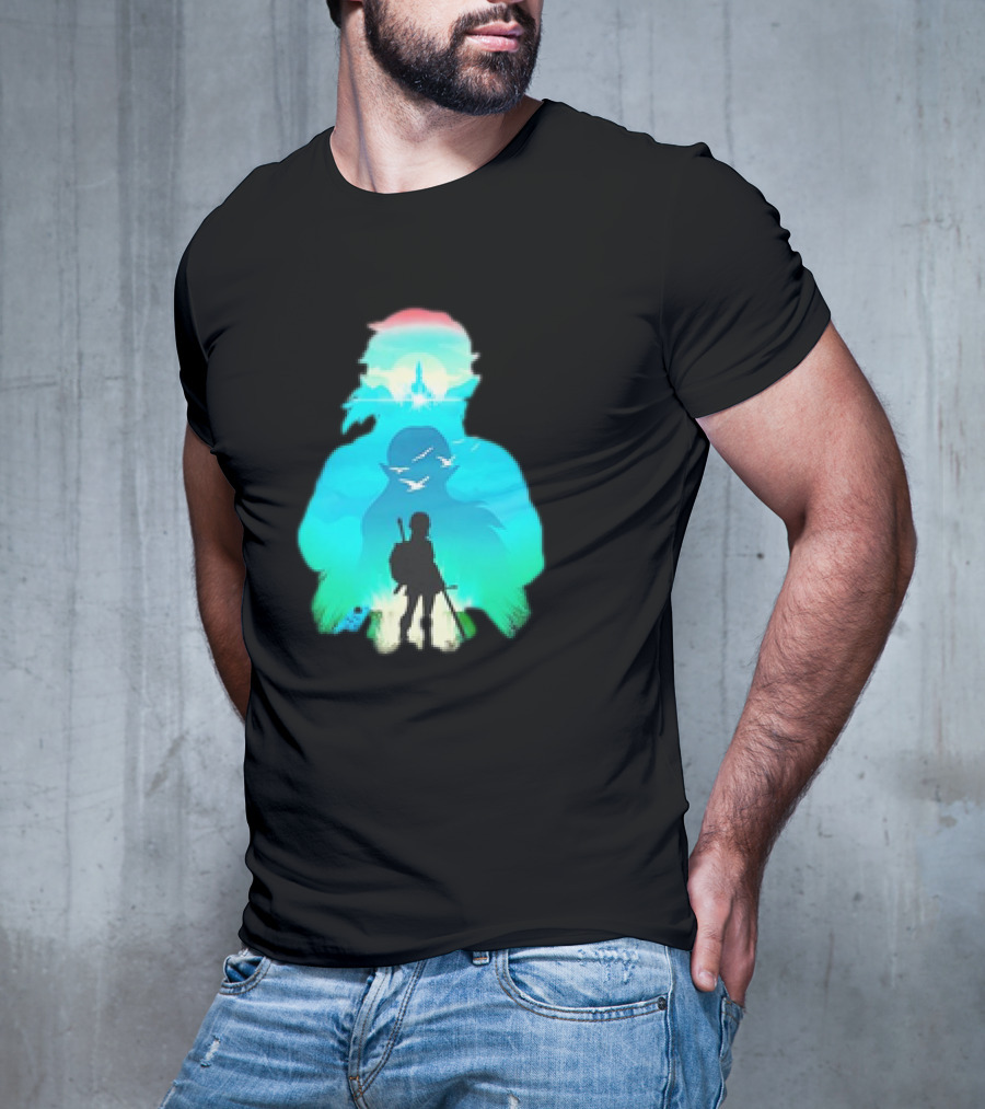 Hero Landscape Anime Adventure T-Shirt