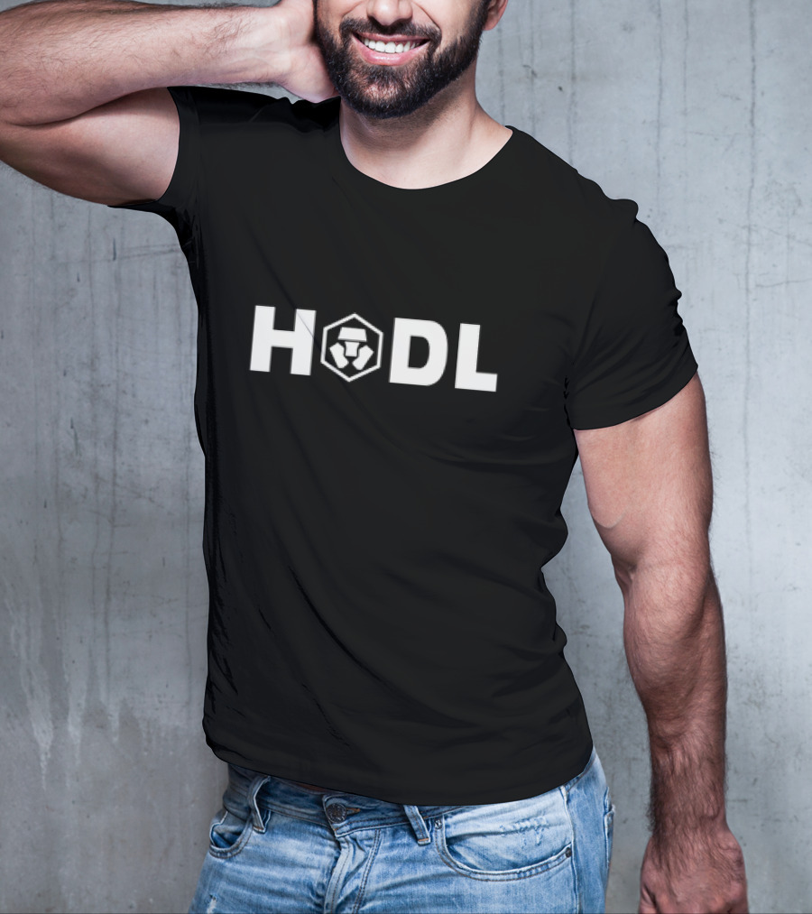 Hodl Crypto.com Hexagon Lion T-Shirt