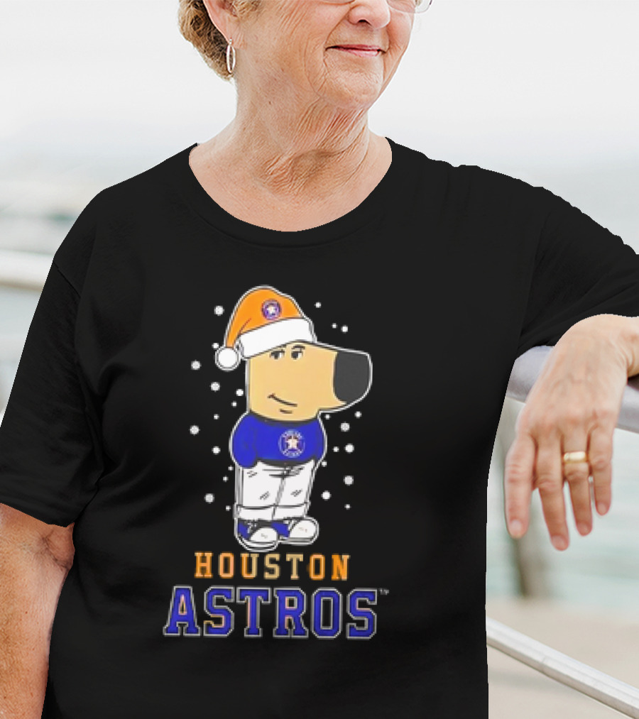 Houston Astros Christmas Chill With Festive Character T-Shirt