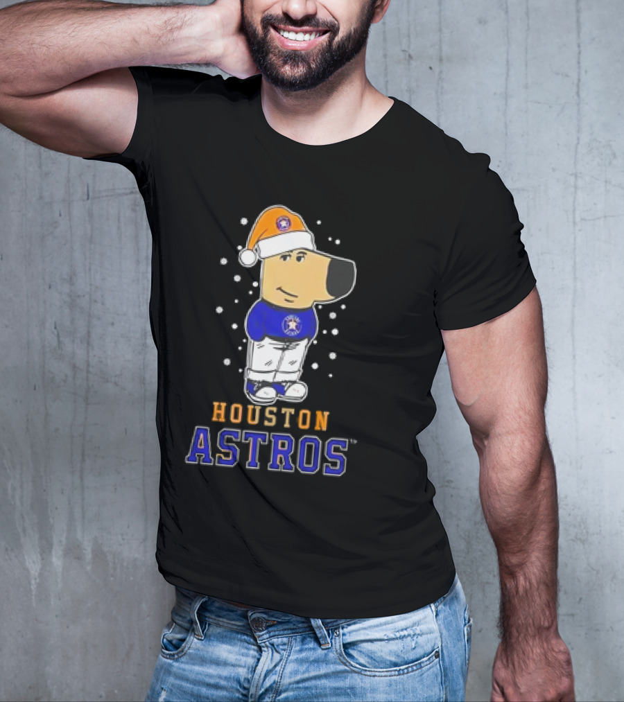 Houston Astros Christmas Chill With Festive Character T-Shirt