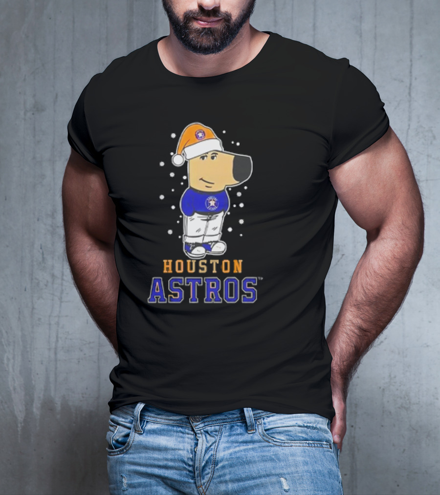 Houston Astros Christmas Chill With Festive Character T-Shirt