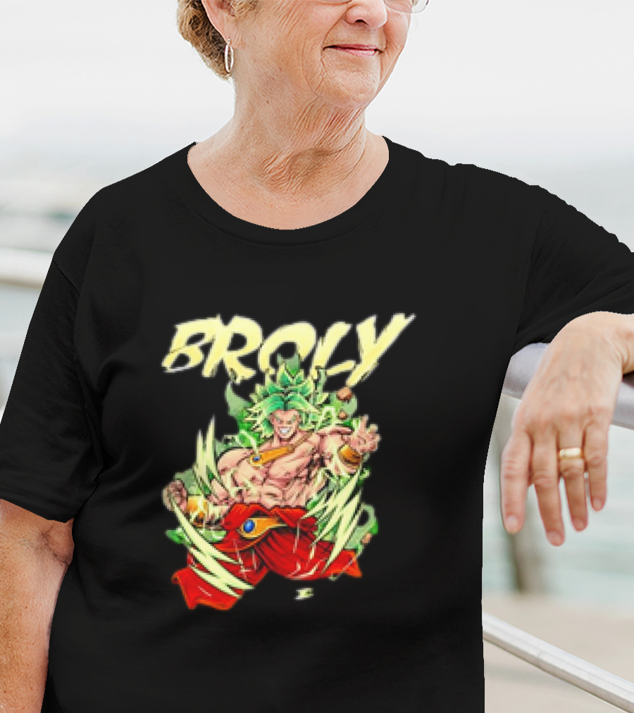 Broly Legendary Warrior Anime Super Saiyan Power Display T-Shirt
