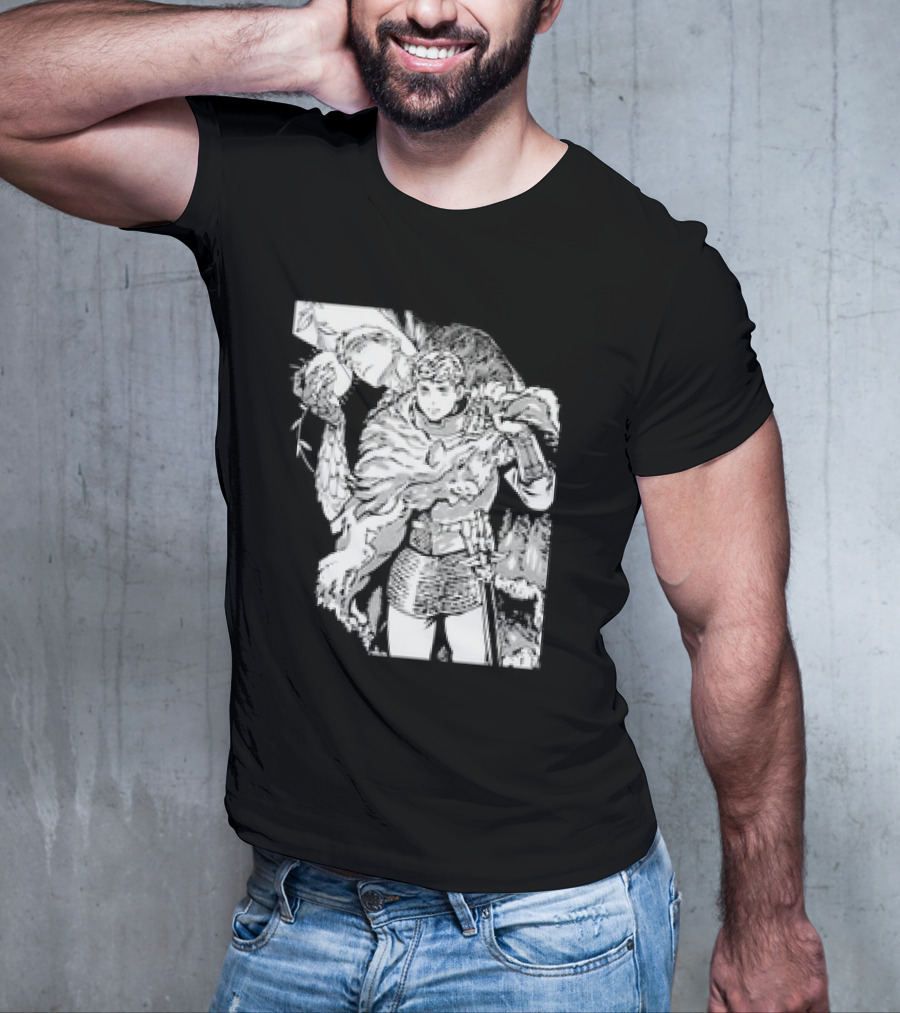 Tasty In Dungeon Anime Knight Fantasy Adventure Scene T-Shirt
