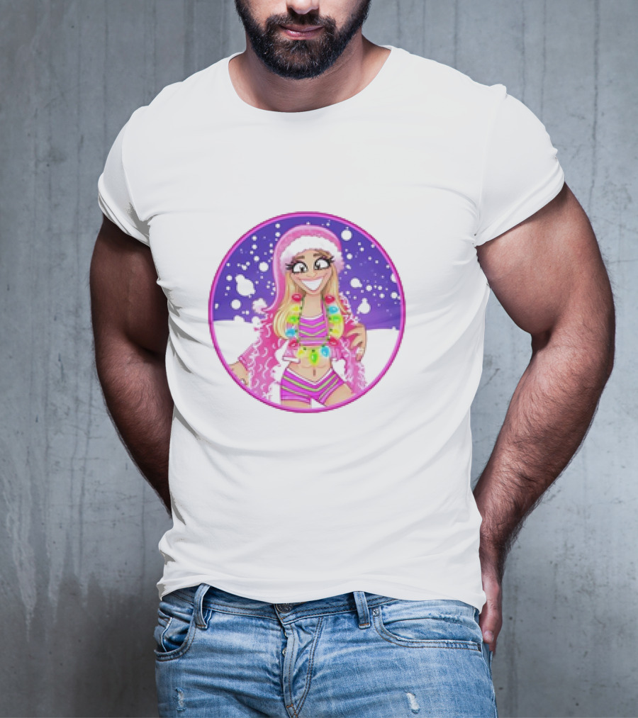 Brittnie Brooks Merry Brittmas Cartoon Holiday T-Shirt