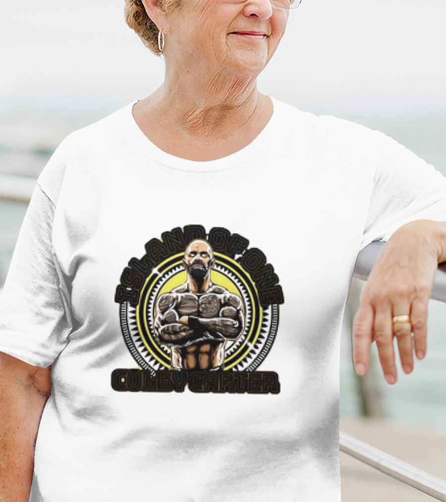 Colby Carter Island Of One Retro Tattoo Bodybuilder T-Shirt
