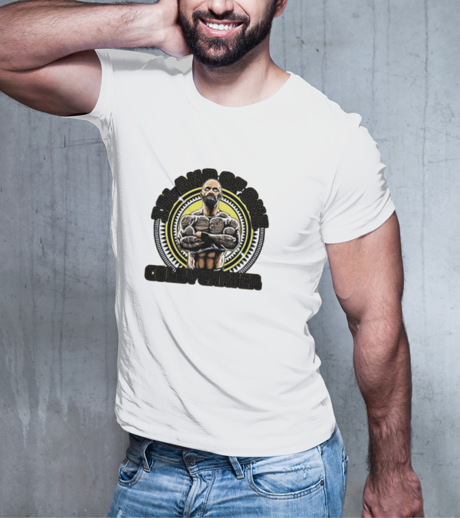 Colby Carter Island Of One Retro Tattoo Bodybuilder T-Shirt