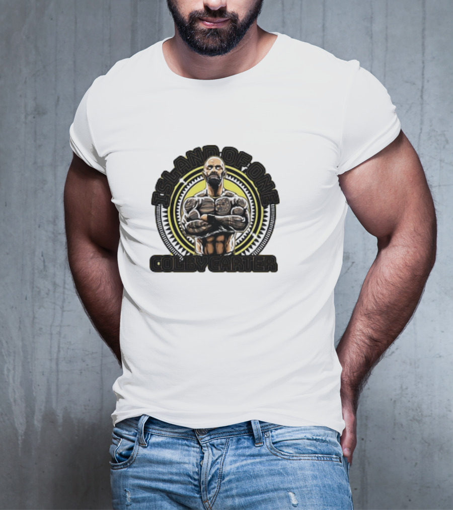Colby Carter Island Of One Retro Tattoo Bodybuilder T-Shirt