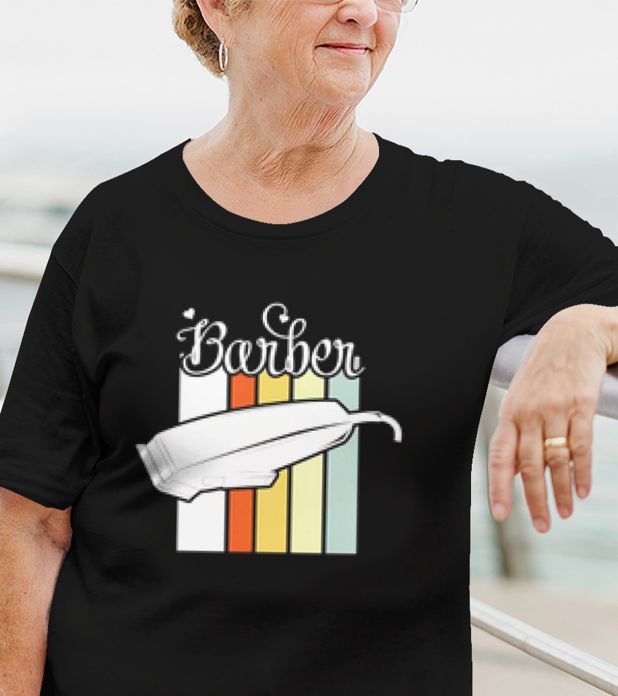 Barber Clippers Retro T-Shirt