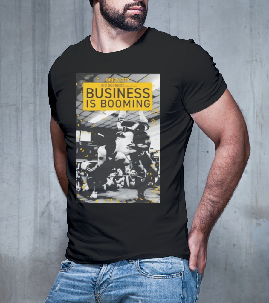 Brick City Business Is Booming Wrestling Action Scene T-Shirt