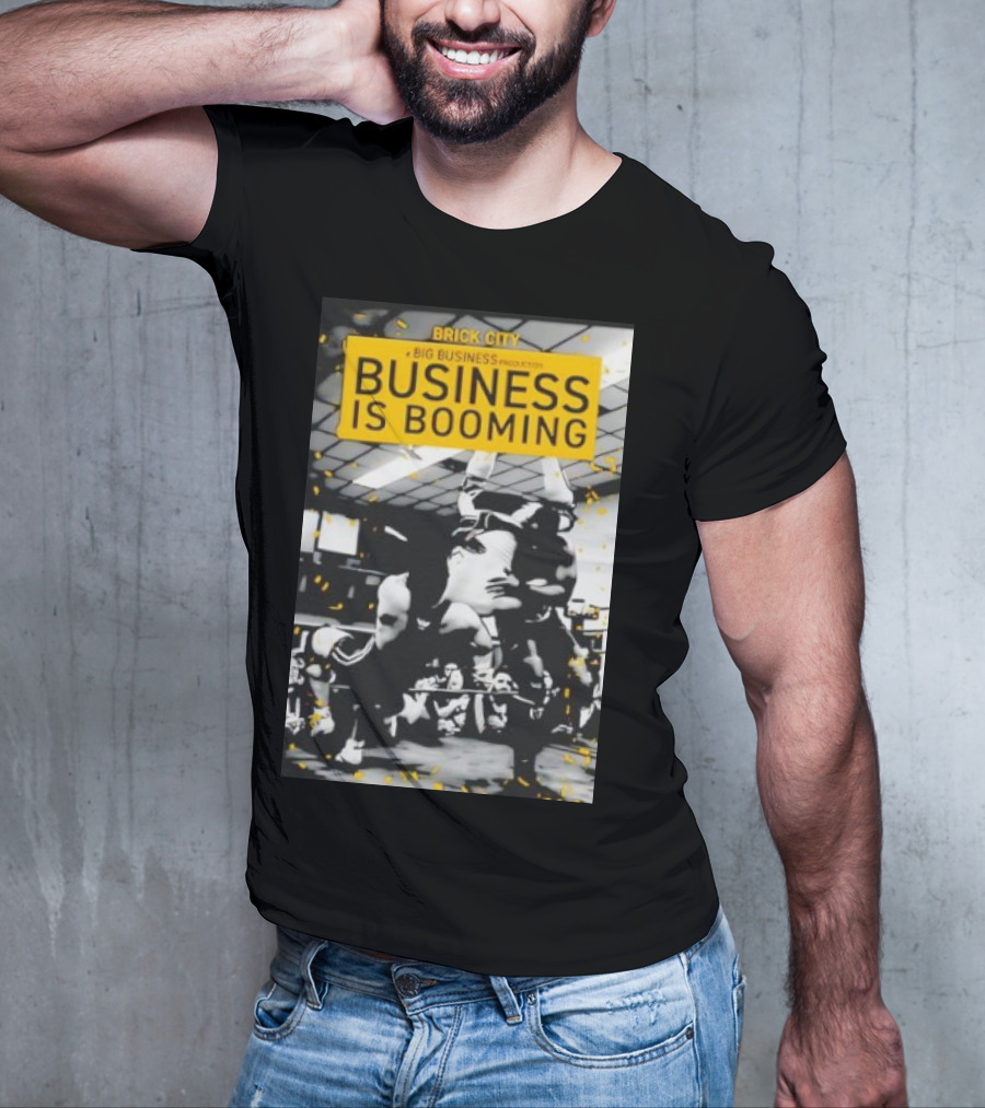 Brick City Business Is Booming Wrestling Action Scene T-Shirt