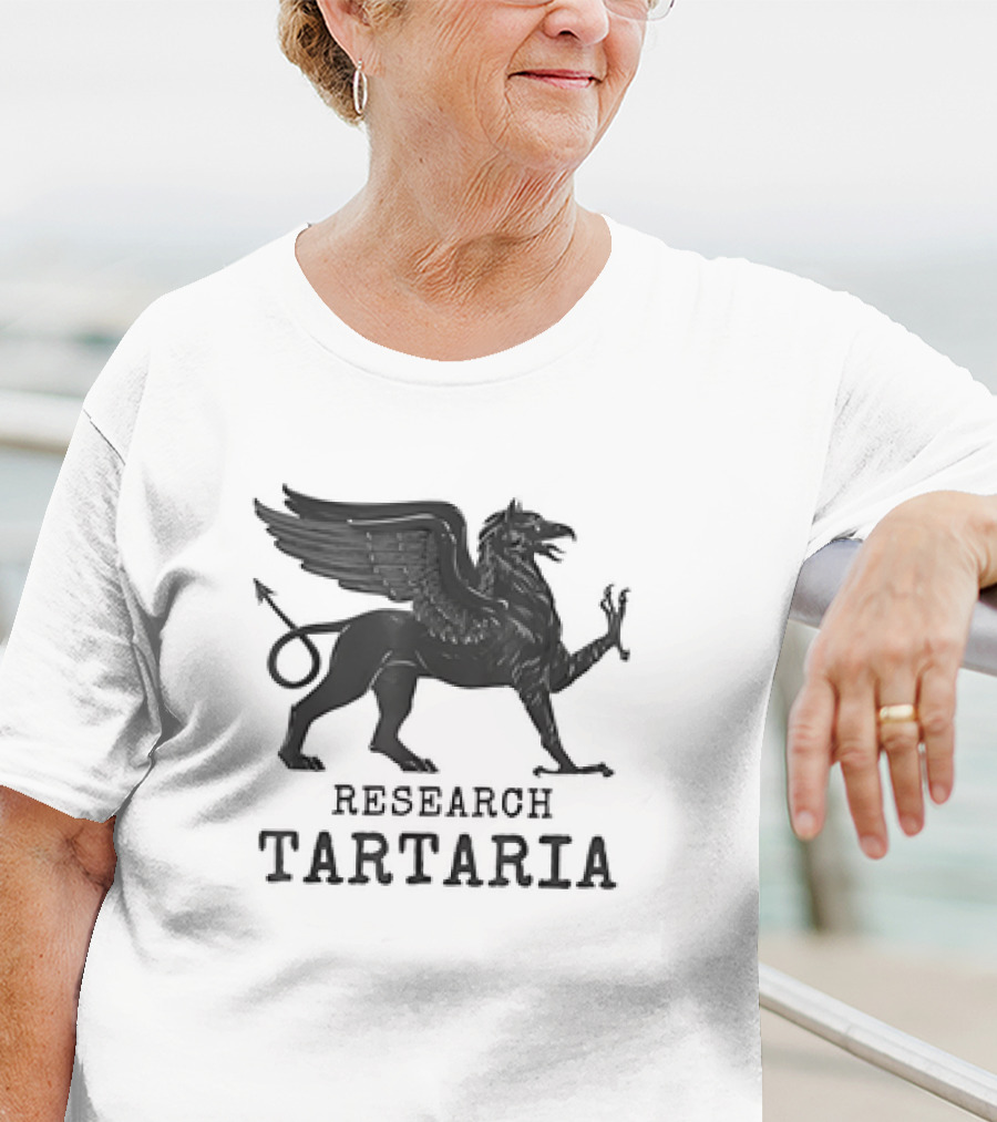 Research Tartaria Winged Griffin Mythical Creature T-Shirt