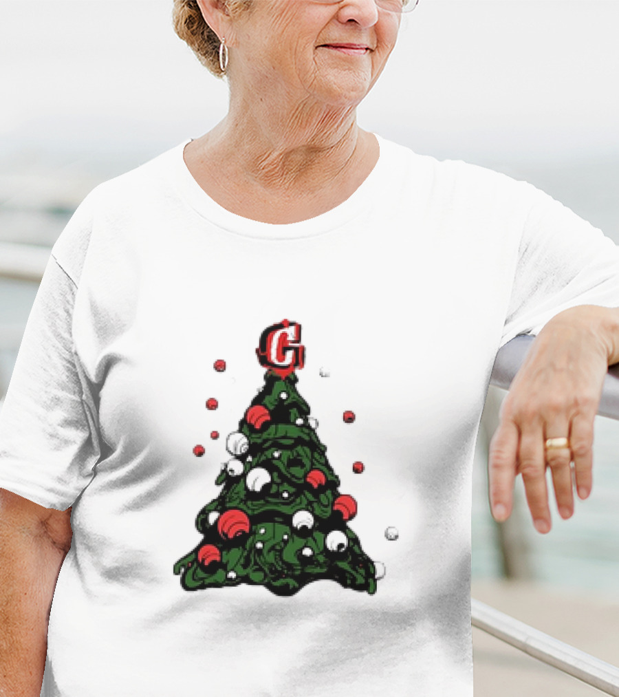 Graffiti Christmas Tree Santa Ornament G Topper T-Shirt