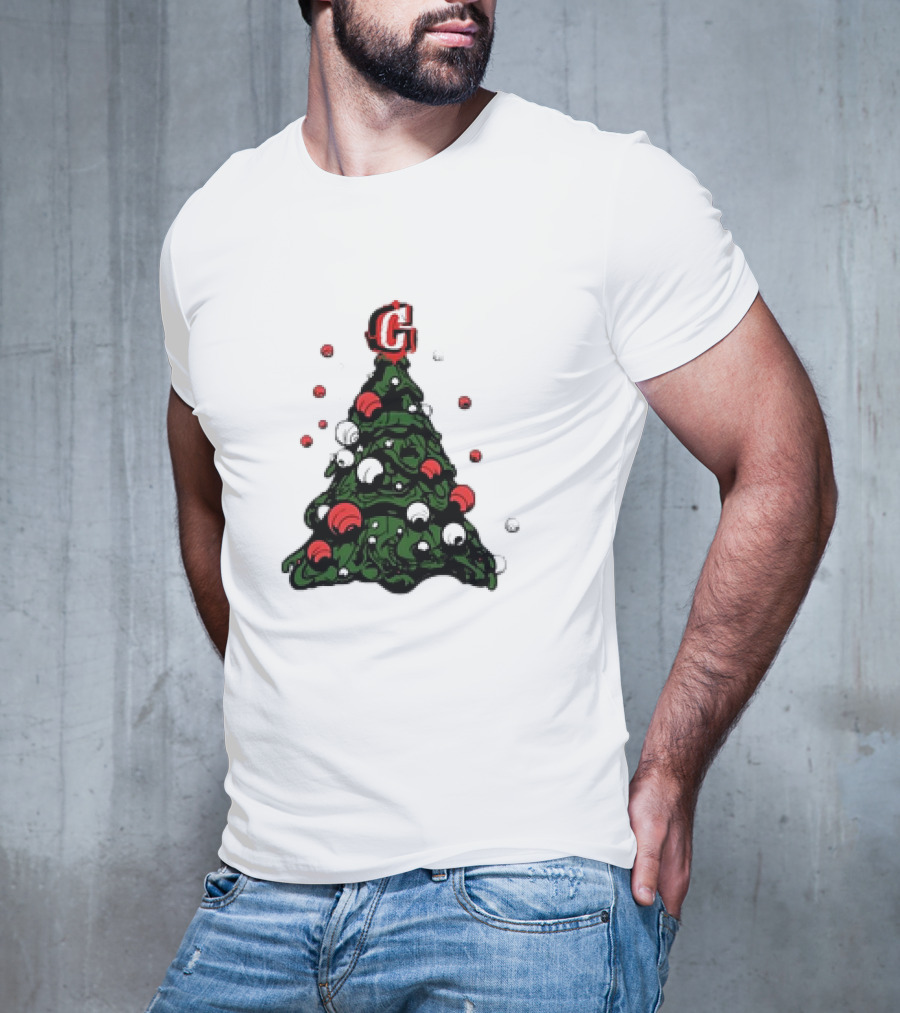 Graffiti Christmas Tree Santa Ornament G Topper T-Shirt