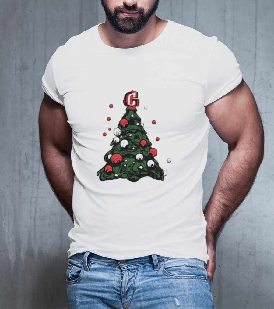 Graffiti Christmas Tree Santa Ornament G Topper T-Shirt