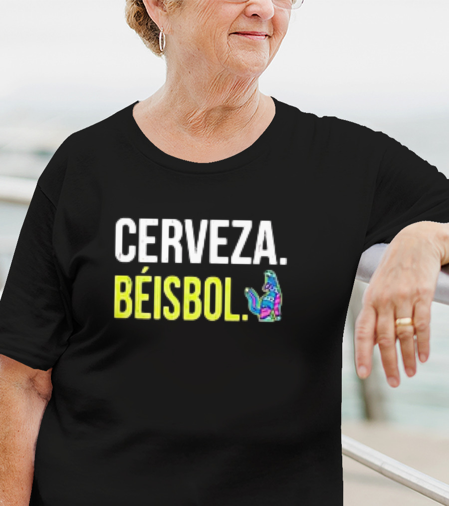 108 Stitches Cerveza Beisbol Soñadores Hillsboro Hops Cerveza Béisbol T-Shirt