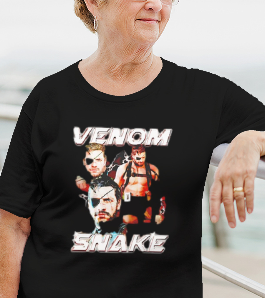 Venom Snake Vintage Stealth Warrior T-Shirt