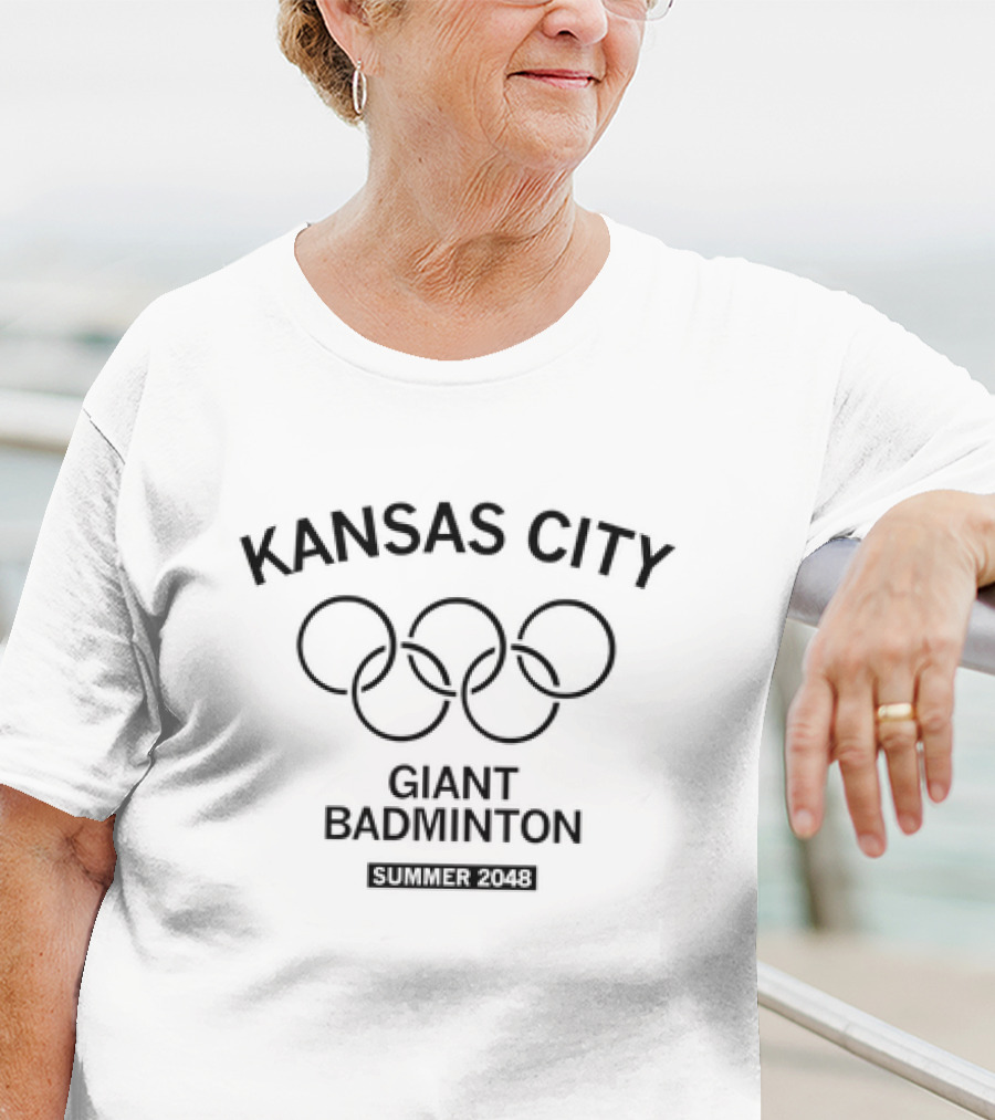 Kansas City Olympic Rings Giant Badminton Summer 2048 T-Shirt