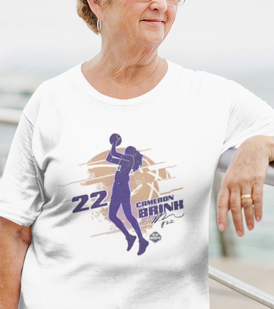 Cameron Brink Los Angeles Sparks Basketball Number 22 Vintage T-Shirt