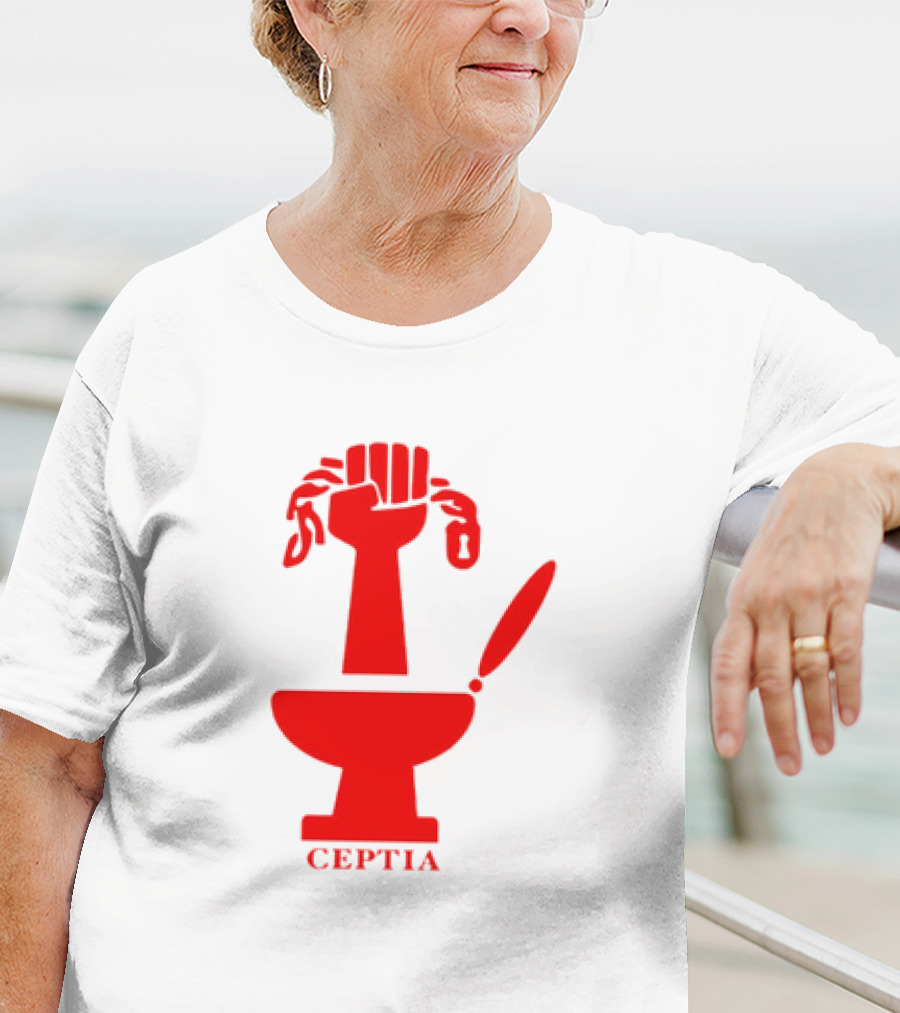 CEPTIA Committee To End Pay Toilets In America Red Fist And Toilet T-Shirt