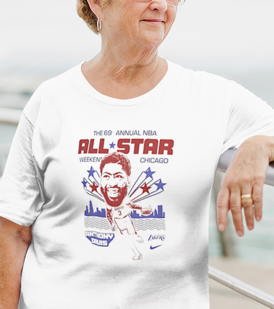 The 69th Annual NBA All-Star Weekend Chicago Anthony Davis Los Angeles Lakers T-Shirt