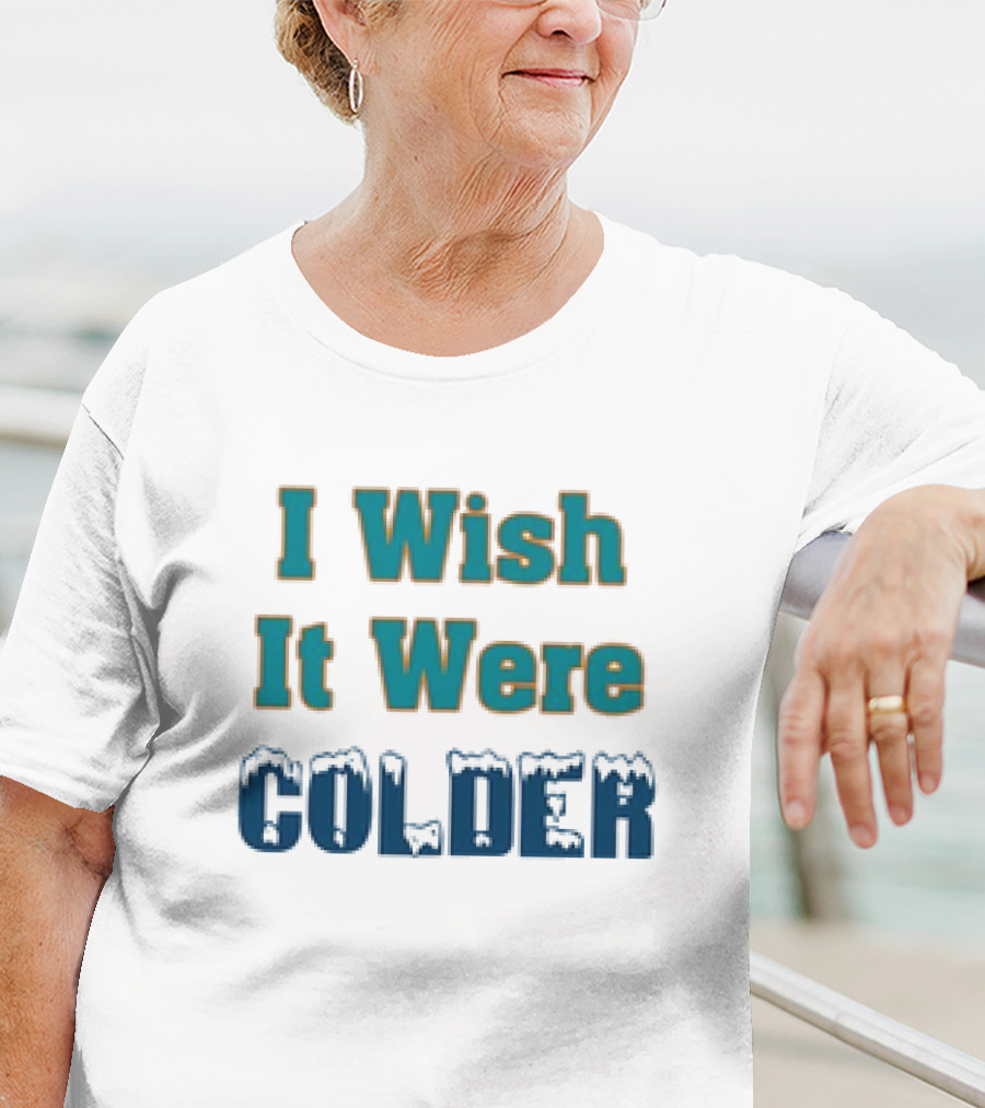 I Wish It Were Colder Miami Mike McDaniel Football Coach Humor T-Shirt