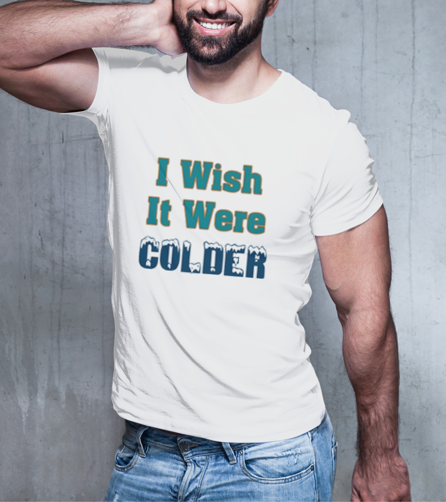 I Wish It Were Colder Miami Mike McDaniel Football Coach Humor T-Shirt