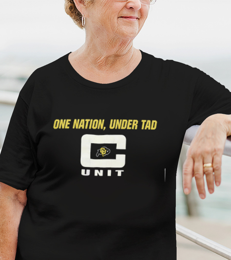 One Nation Under Tad C Unit Colorado Buffaloes T-Shirt