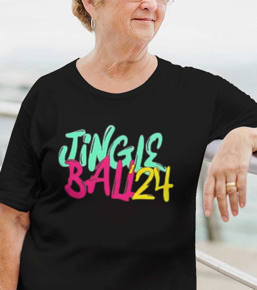 Jingle Ball 24 Colorful Typography T-Shirt