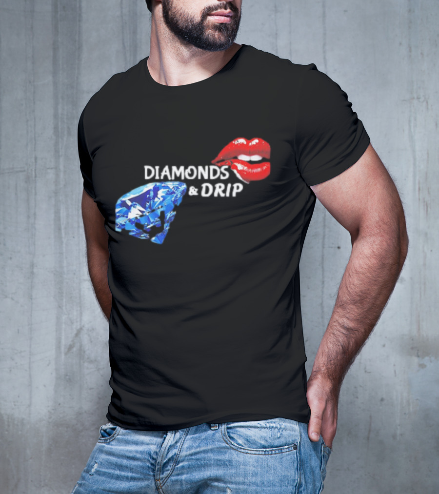 Diamonds And Drip Lips Of Seduction Classic T-Shirt