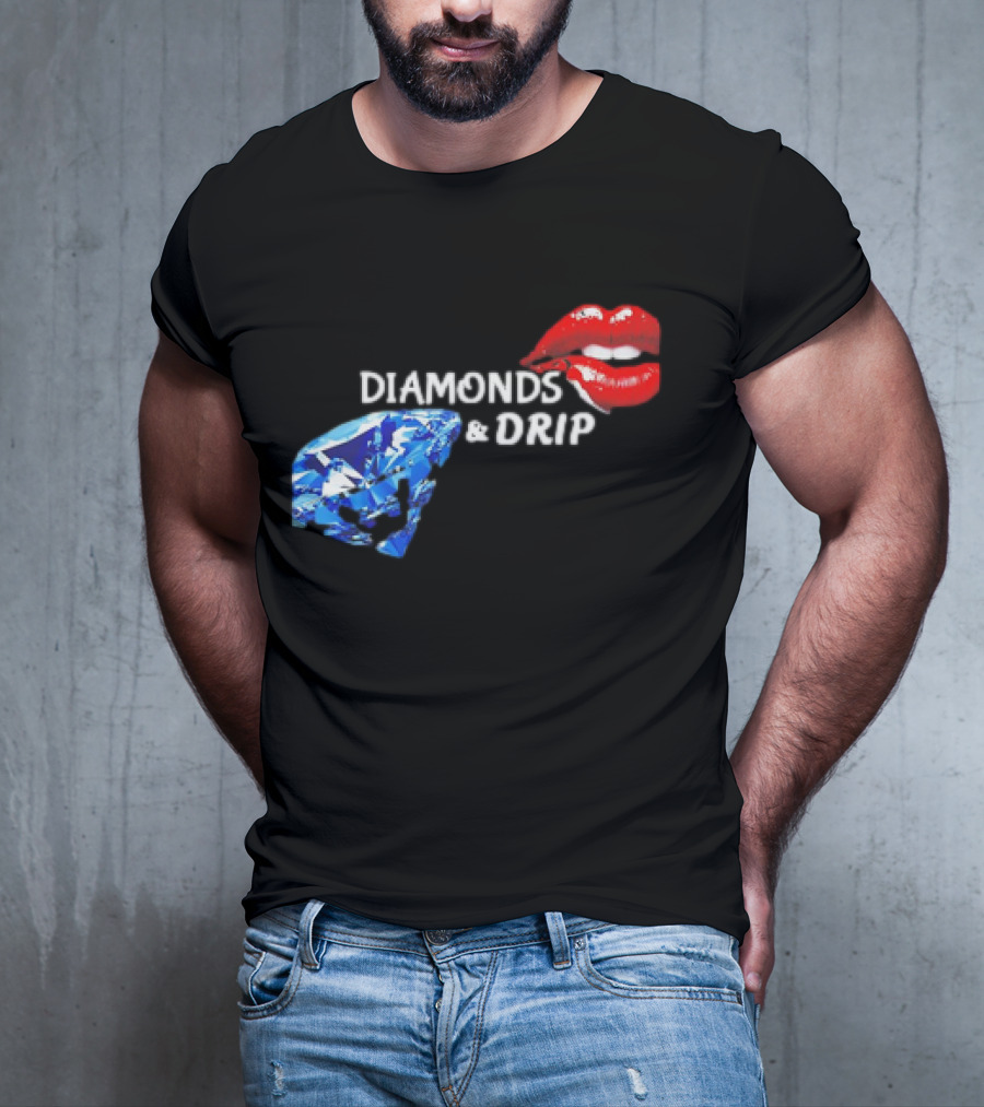 Diamonds And Drip Lips Of Seduction Classic T-Shirt