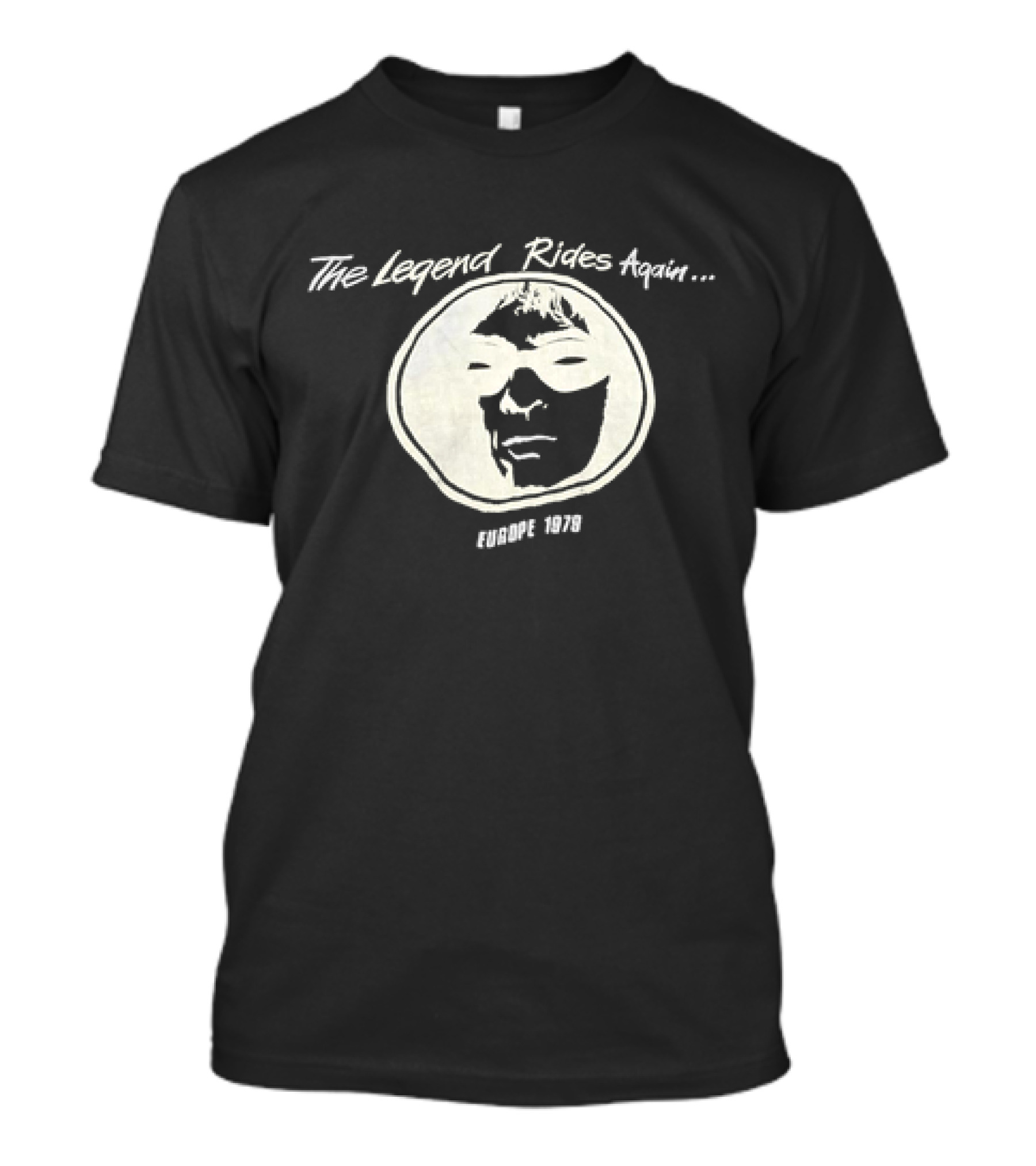 The Legend Rides Again Europe 1978 Masked Face T-Shirt