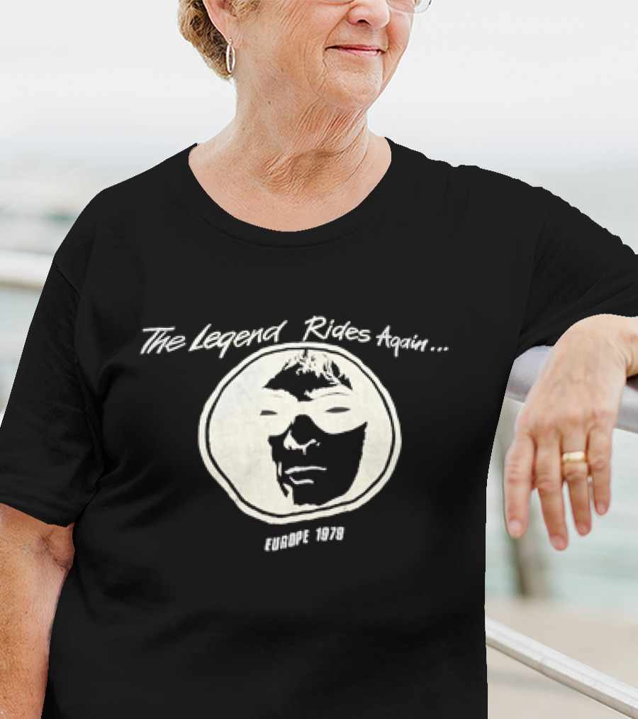 The Legend Rides Again Europe 1978 Masked Face T-Shirt