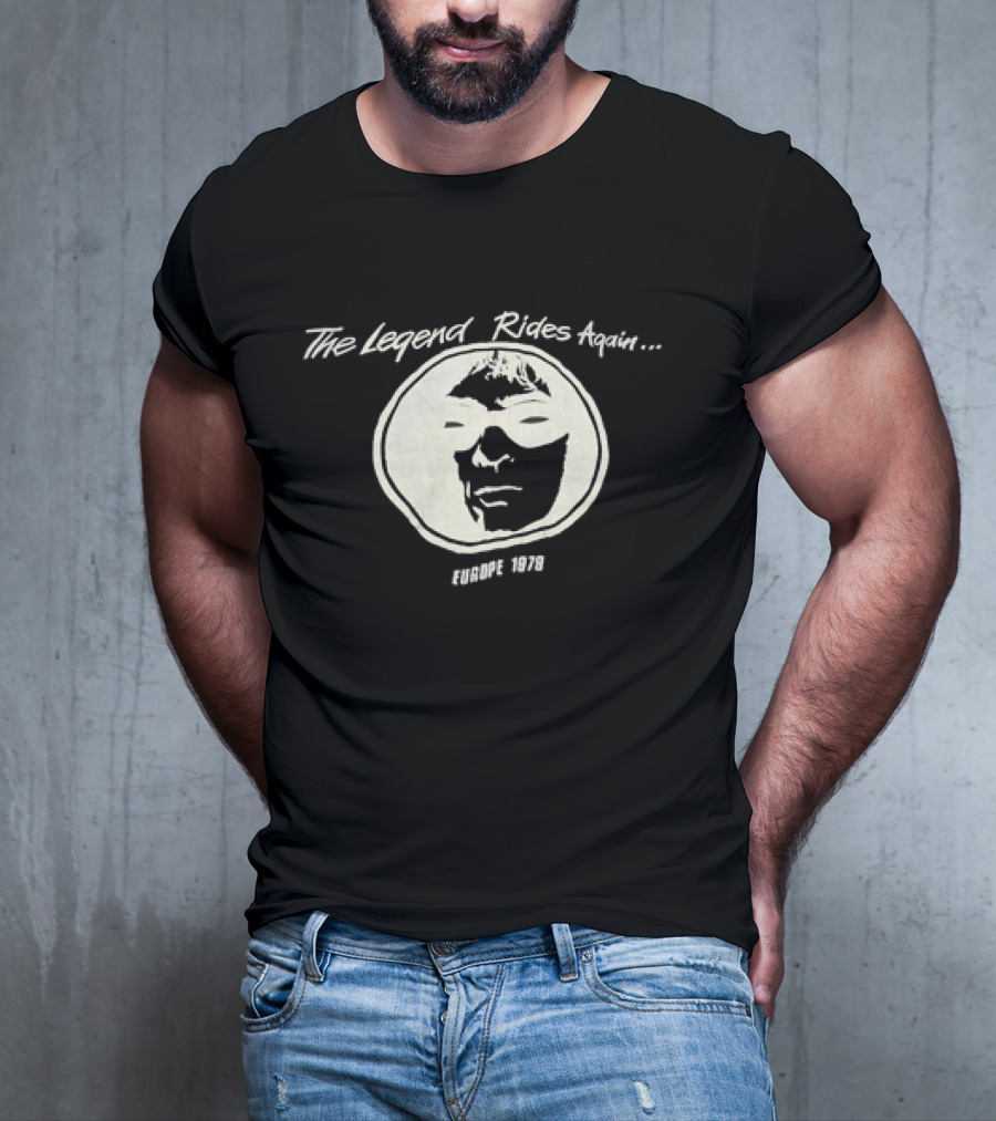 The Legend Rides Again Europe 1978 Masked Face T-Shirt