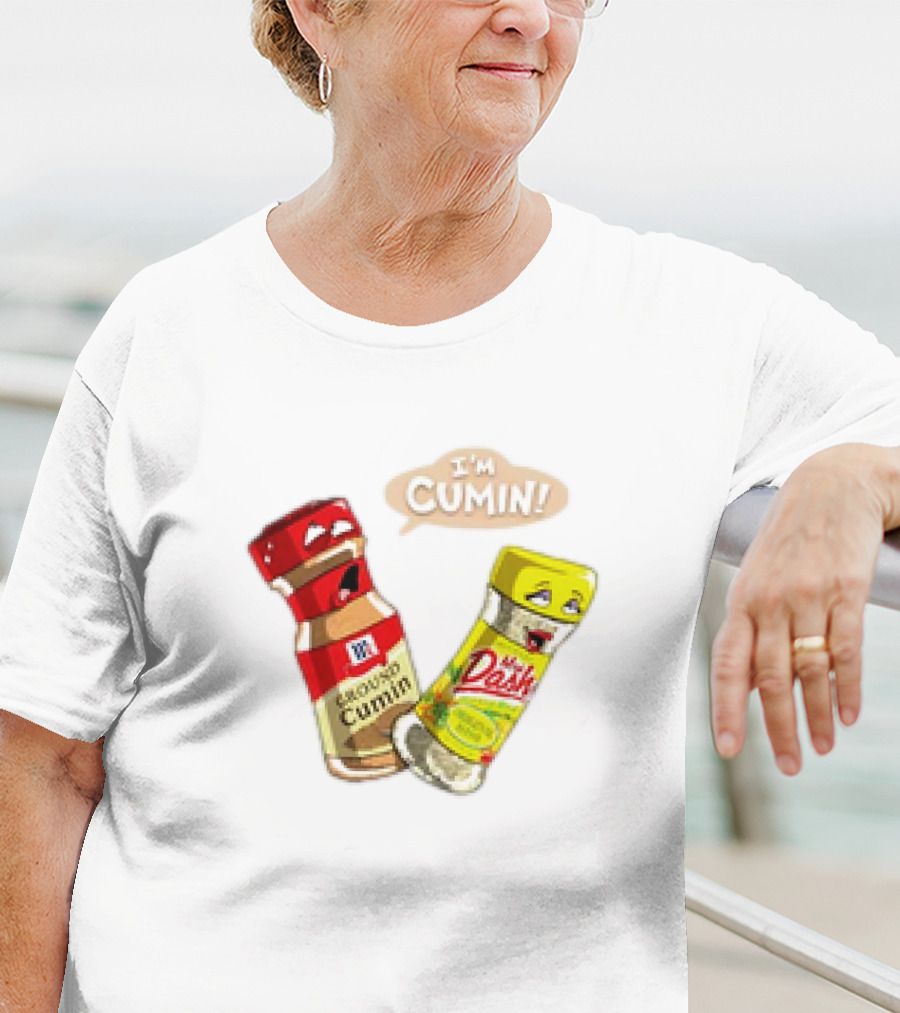 I'm Cumin Cartoon Meme Spice Bottles T-Shirt