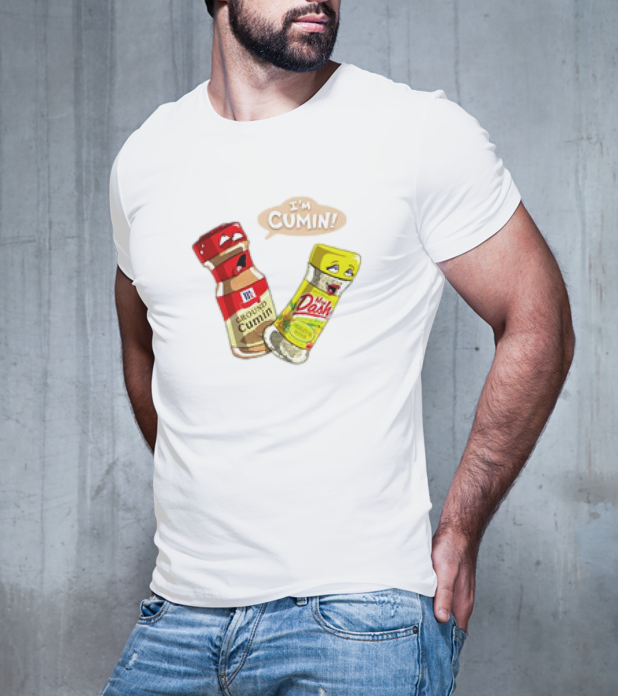 I'm Cumin Cartoon Meme Spice Bottles T-Shirt