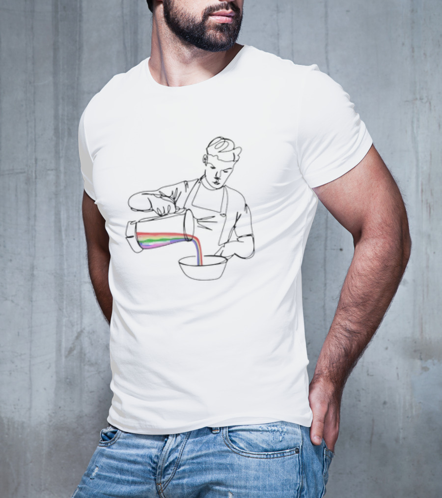 The Bear Charity Rainbow Pour Chef T-Shirt